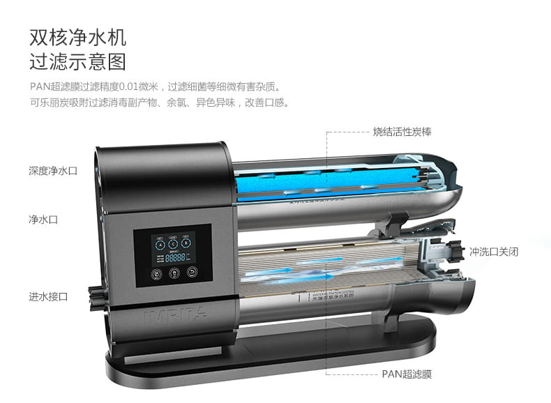 愛瑪特家用直飲超濾凈水機IMT-D5